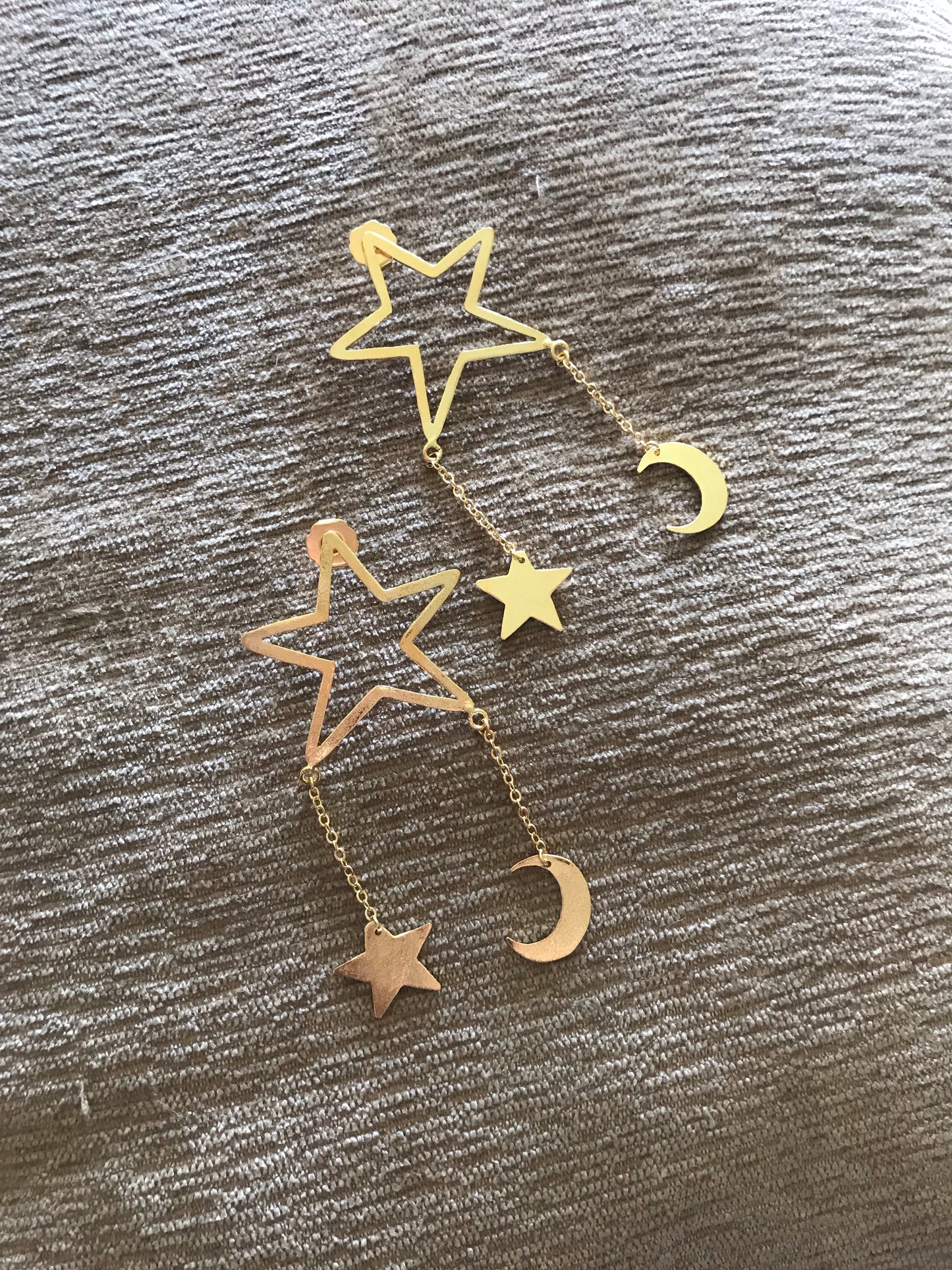 STARS ✨ AND MOON 🌙  - Gold statement