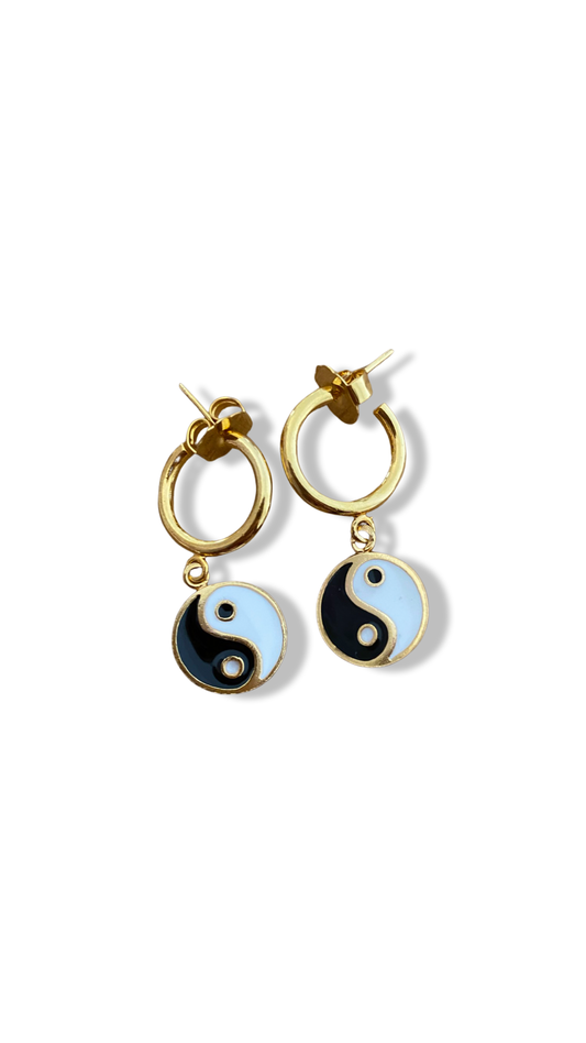 The yin yang mini hoops