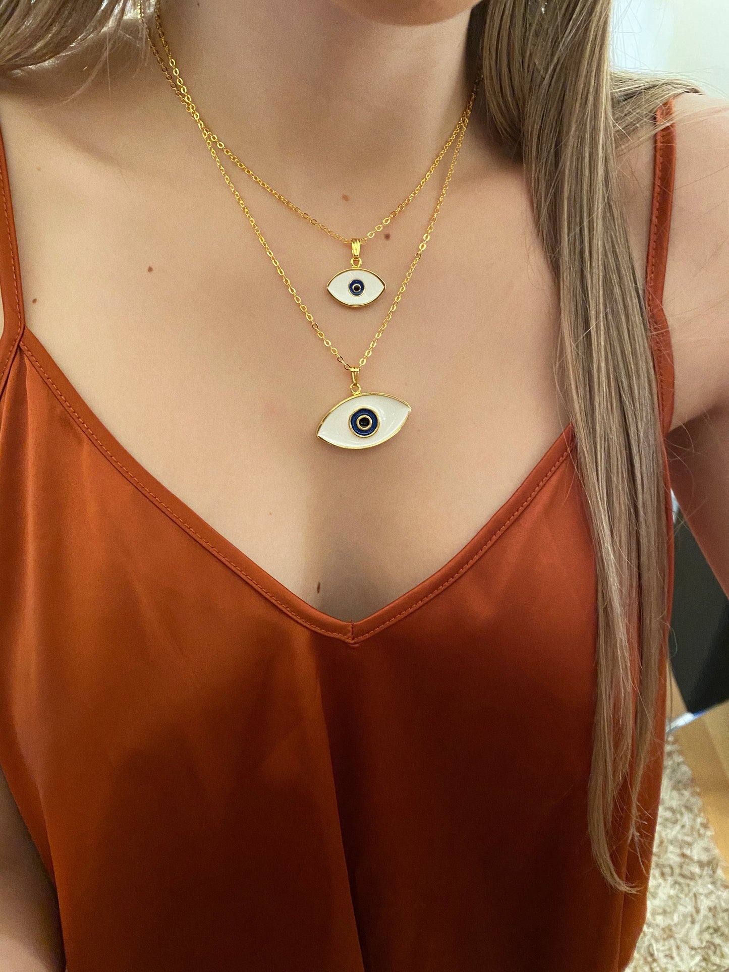 The third Eye big one Necklace 👁💫♥️