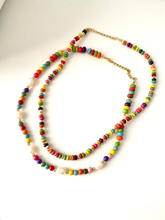 DUO PUCCAS COLOR - 2 necklaces