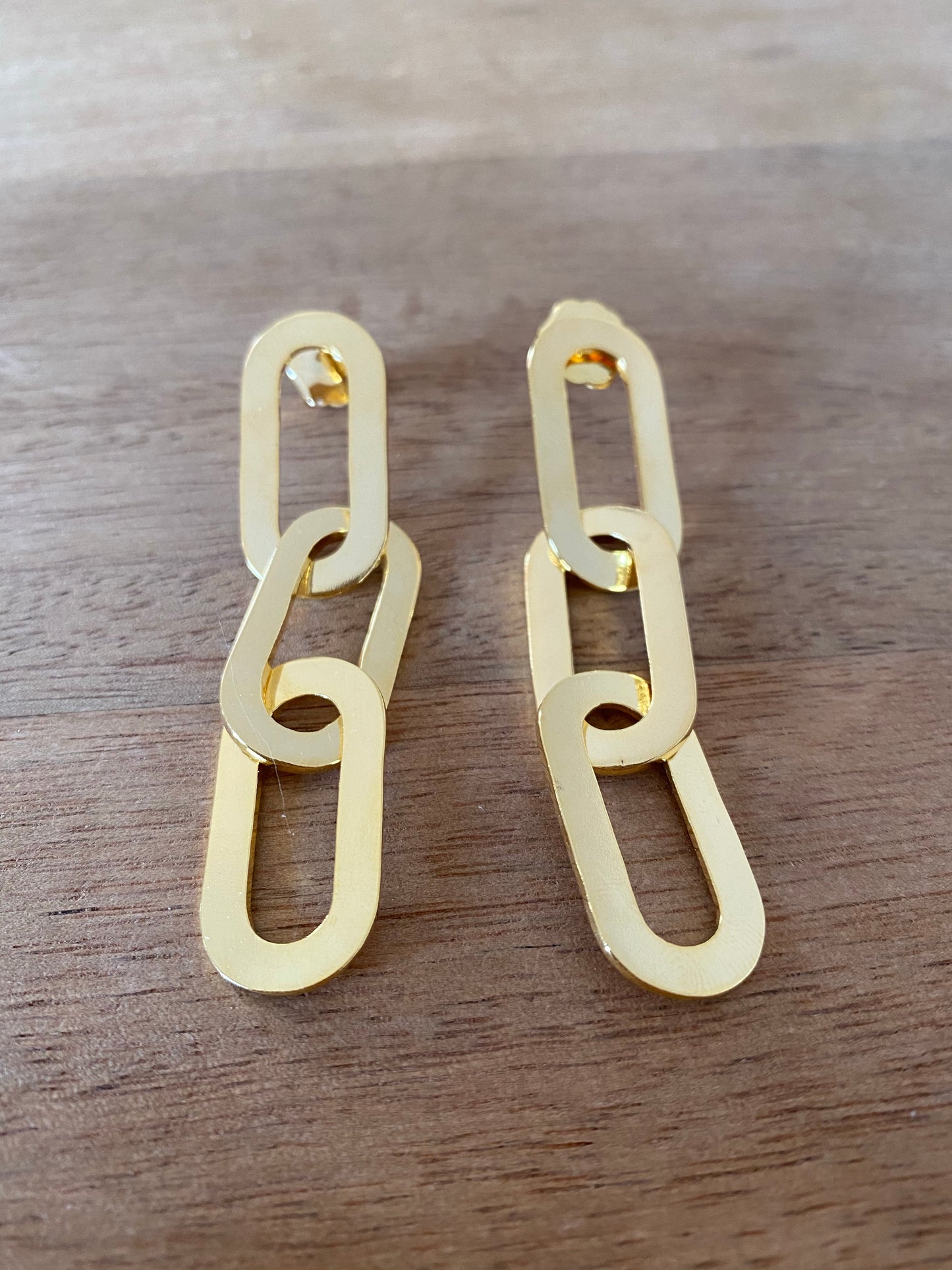 The chunky paper clips - gold or silver