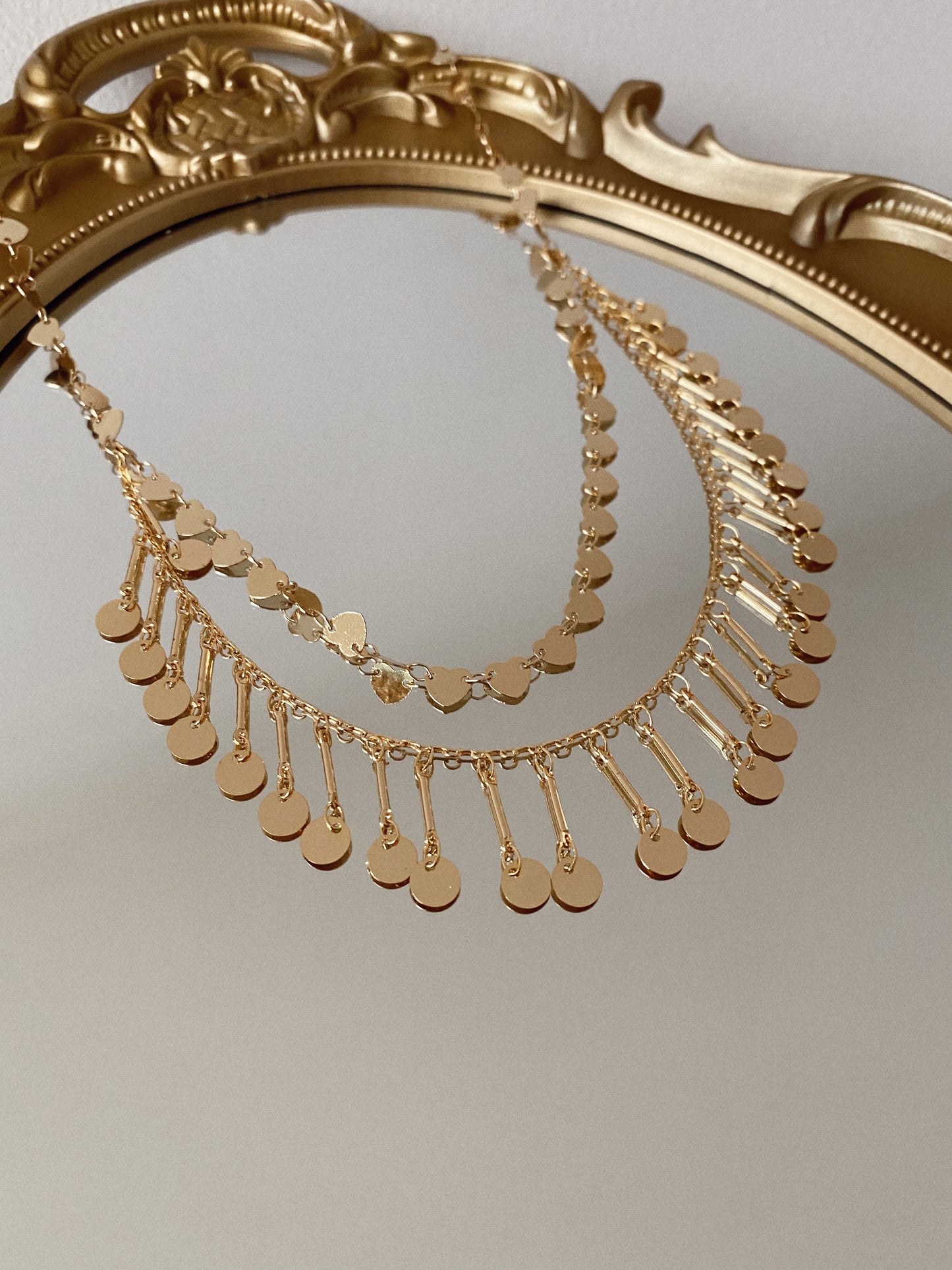 Mil monedas - Gypsy - necklace gold 24k