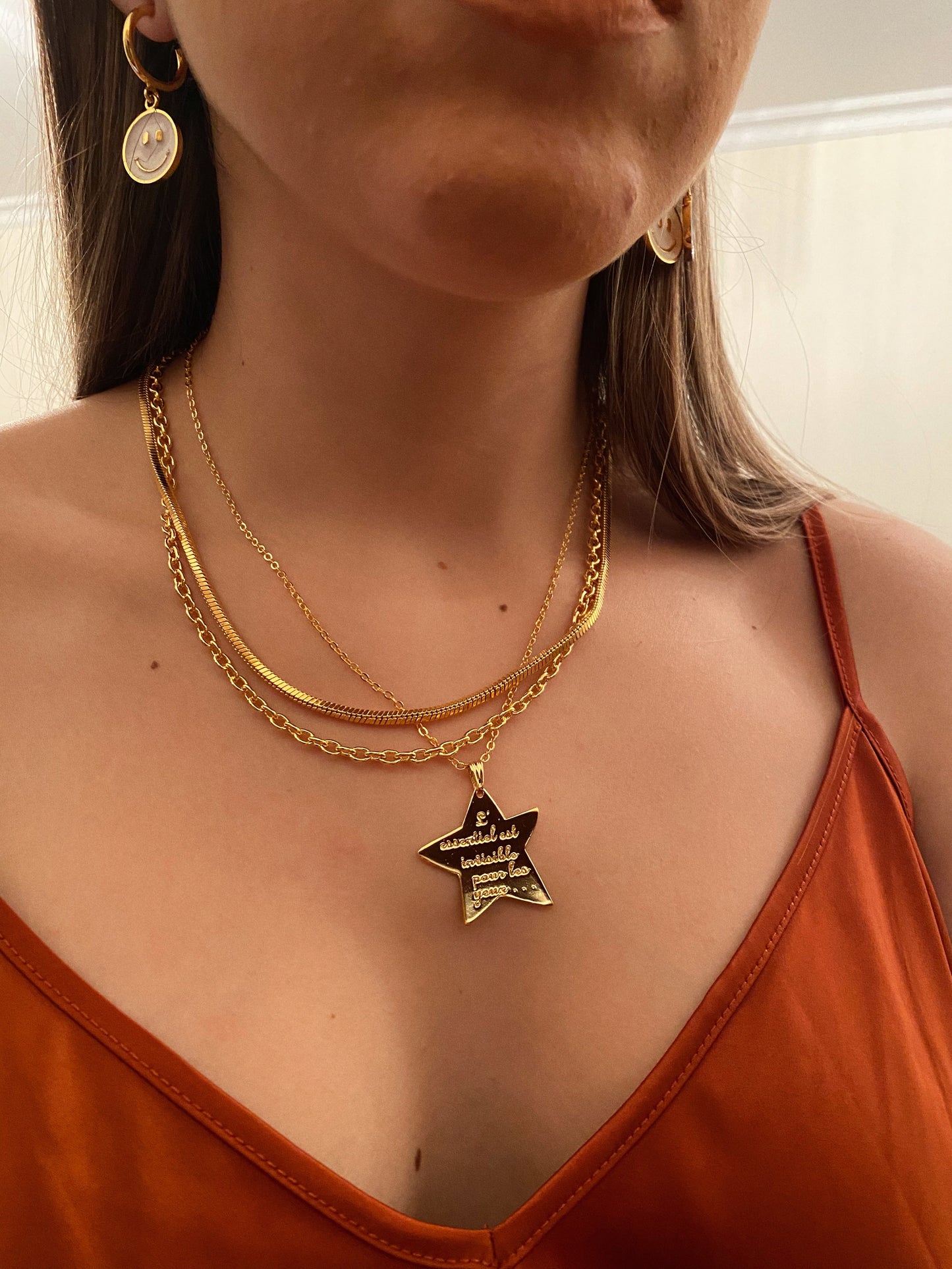 L’ essentiel est invisible pour les Yeux - Principito Star 🌟 Gold 24KT or silver 925