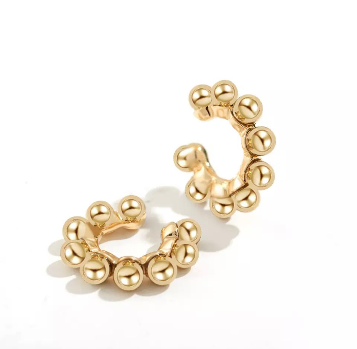 Gold pearls EARCUFSS