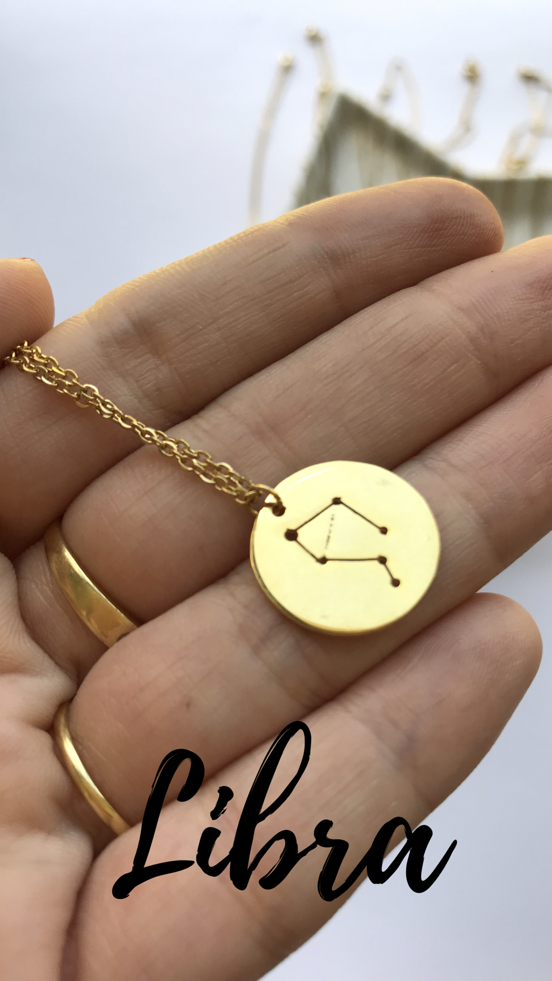 CONSTELLATIONS - Zodiac- Necklace 24k Gold