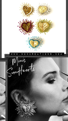 Mini “SUNhearts” - beads luxury