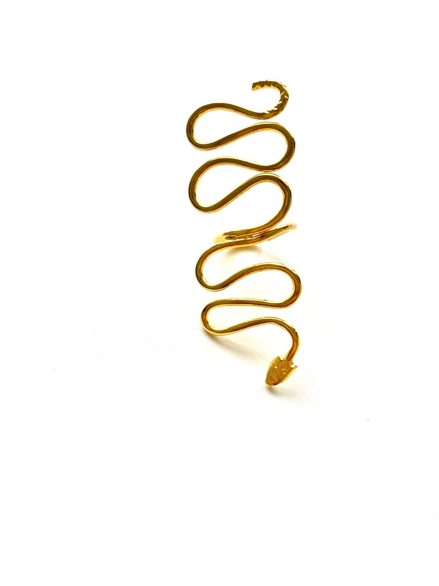 Snake Ring - Adjustable - gold 24KT 💫