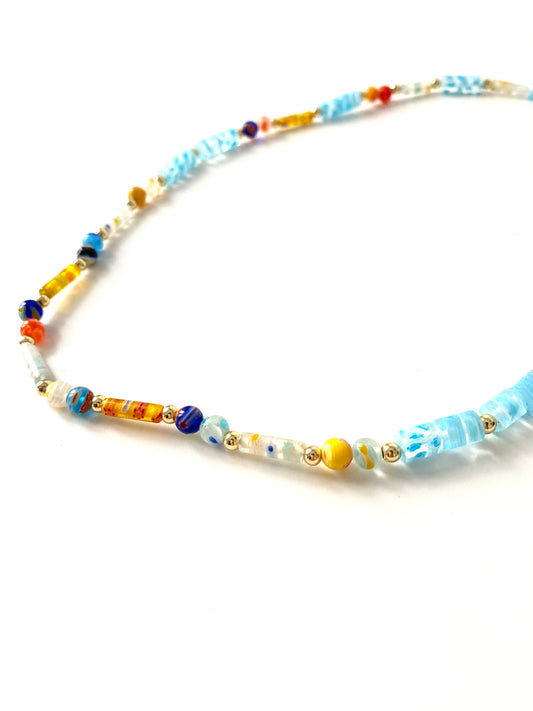 Pucca Millefiori necklace