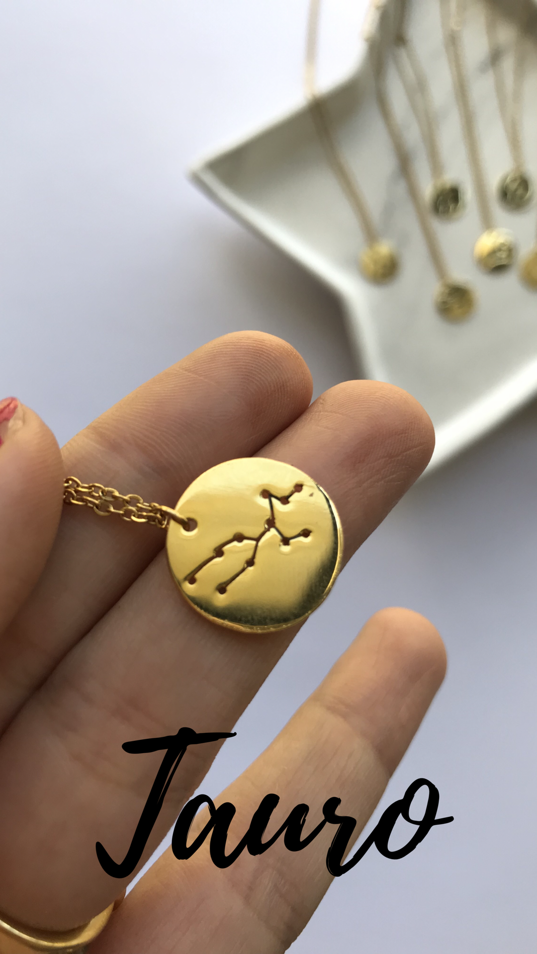 CONSTELLATIONS - Zodiac- Necklace 24k Gold