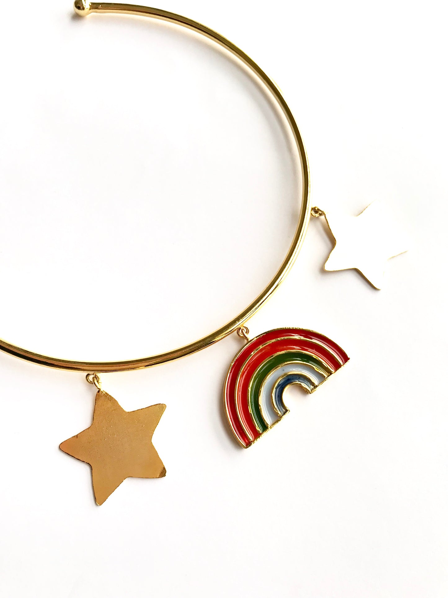 “LOVE IS LOVE” rainbow 🌈 and stars⭐️  choker