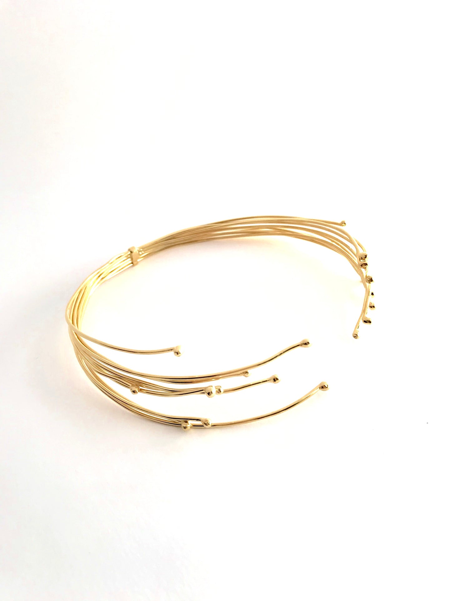 Multi Thread choker - gold 24k