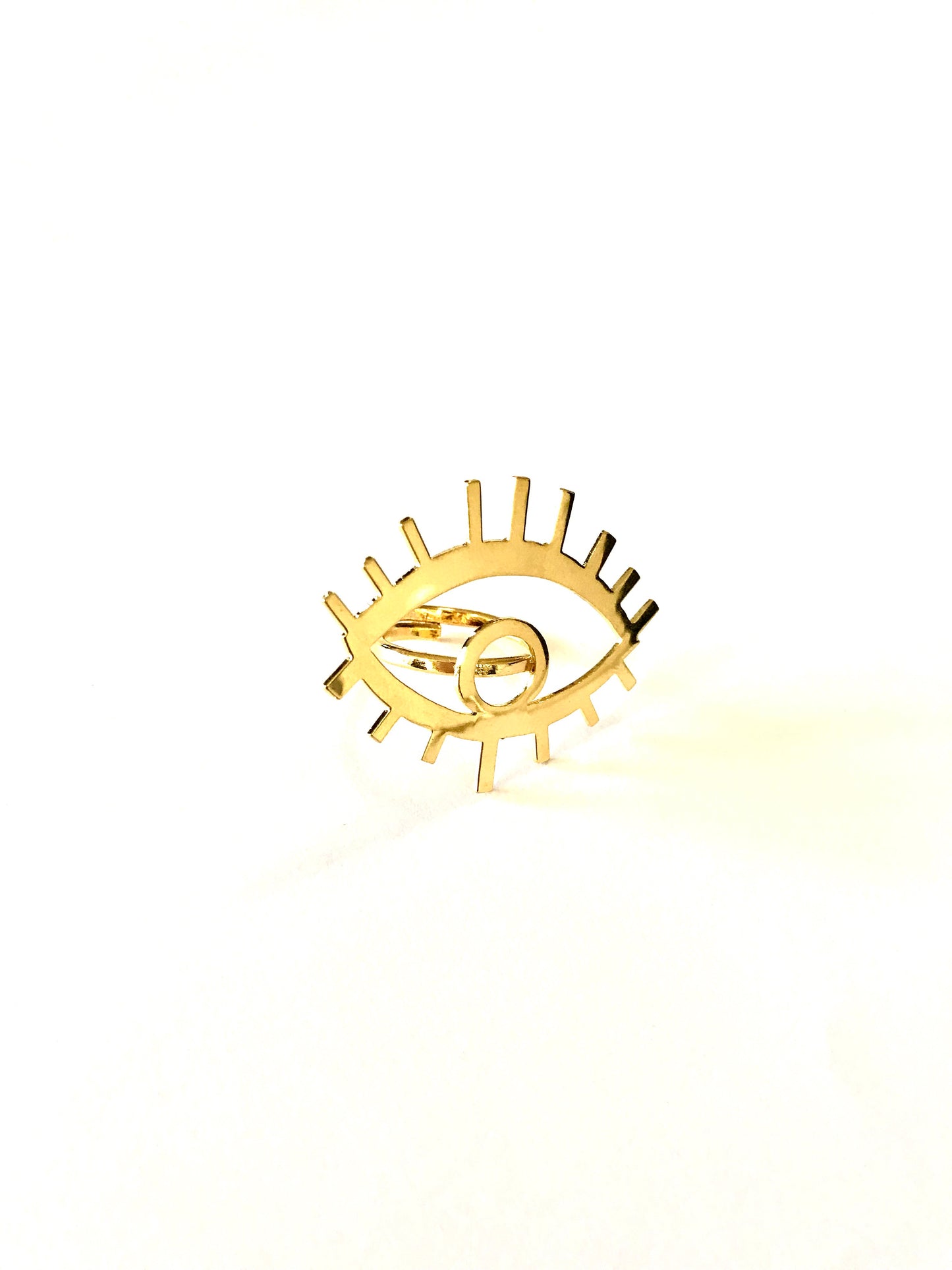 EYE LASHES 👁 ✨ RING - GOLD 24k -